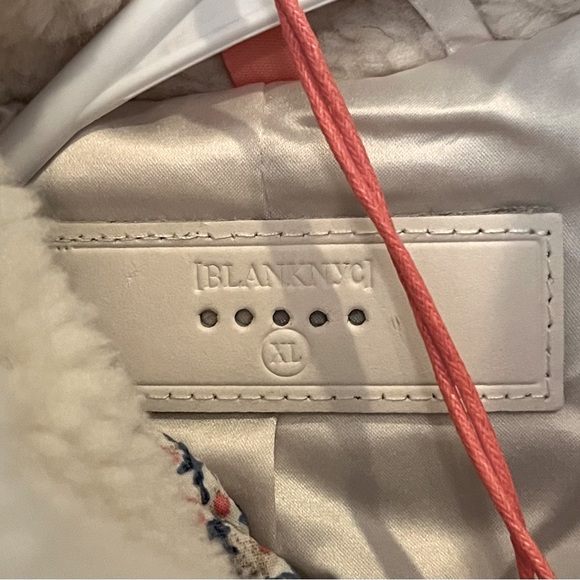 Coat Sherpa BlankNYC Women’s Size XL NWT - Picture 5 of 11